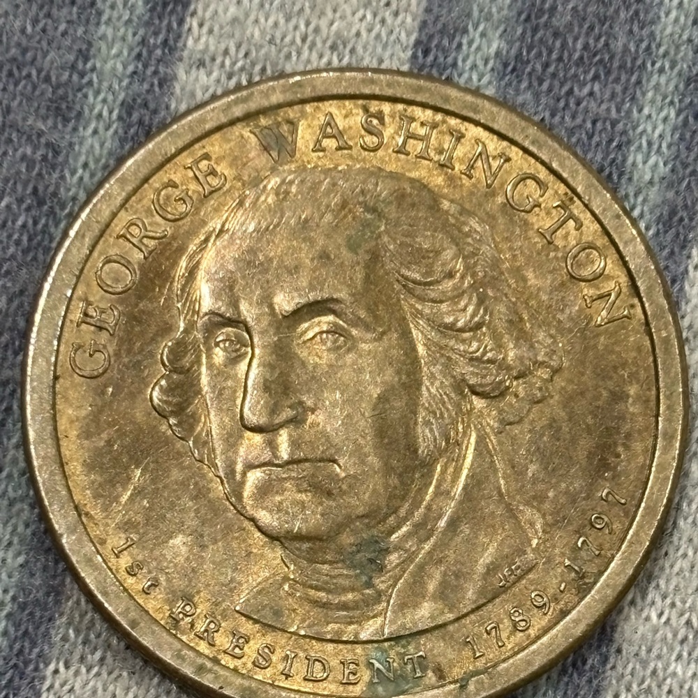 Collectible Gold-Toned Liberty Coin